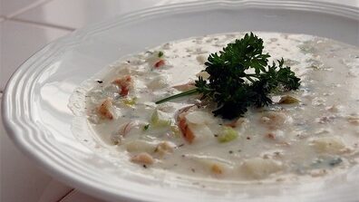 Clam Chowder Recipe with Spanish Onions | Soup Recipes |… | PBS Food