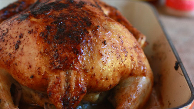 Honey Barbecue Roast Chicken