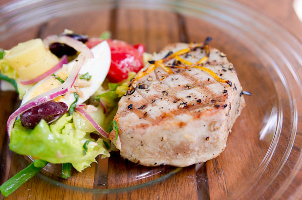 Lemon Grilled Tuna Steaks