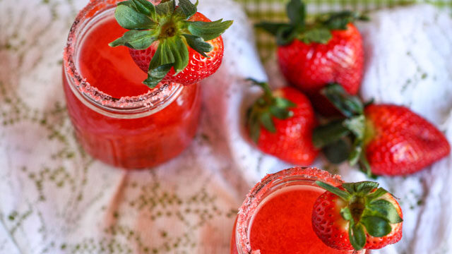 strawberry margaritas