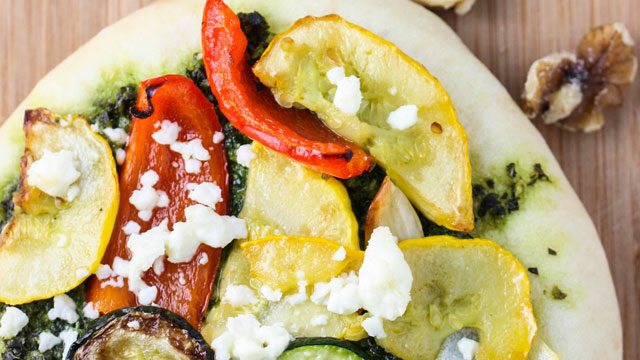 Roasted Veggie Flatbreads