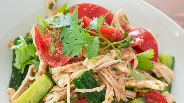 Shredded Chicken and Sesame Salad