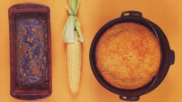 Dutch Oven Green Chili Corn Bread