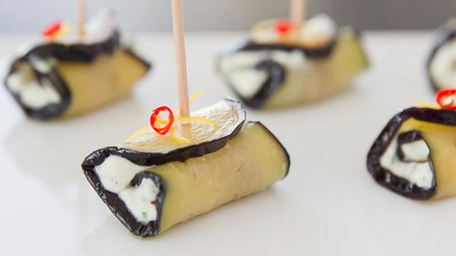 Eggplant and Ricotto Involtini recipe