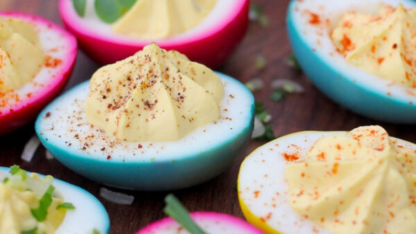 Easter Deviled Eggs recipe