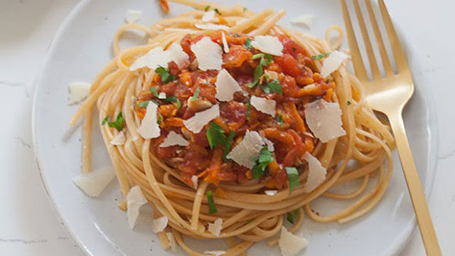 Vegetable Bolognese recipe