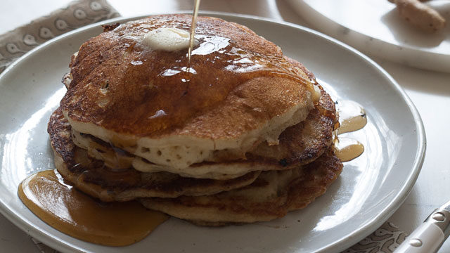 Apple Ginger Pancakes recipe