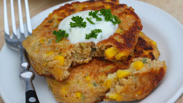 Amaranth Corn Fritters recipe