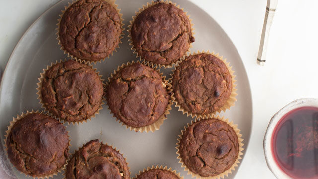 Banana Walnut and Coconut Muffins recipe