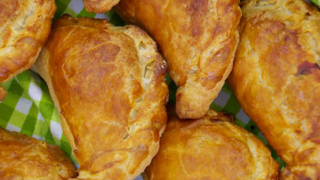 Minted Lamb Pasties recipe