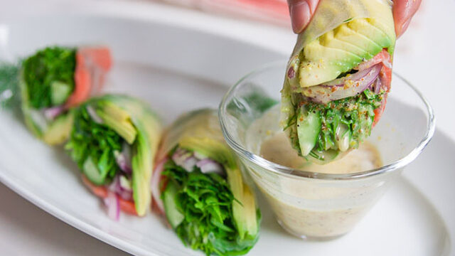 Avocado Lox Summer Rolls recipe
