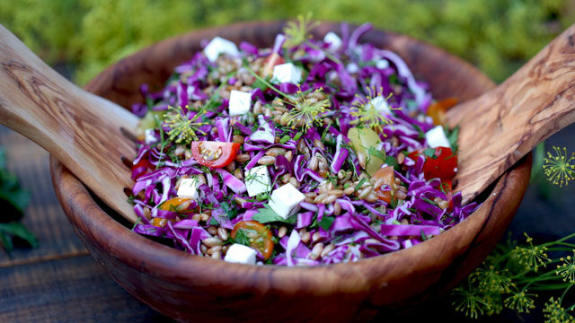 Rye Berry Salad recipe