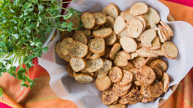 Bagel Chips recipe
