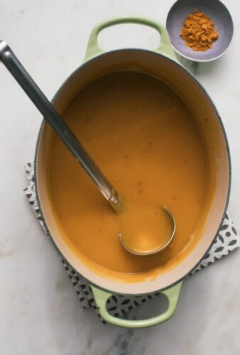 Curried butternut squash soup 602x891