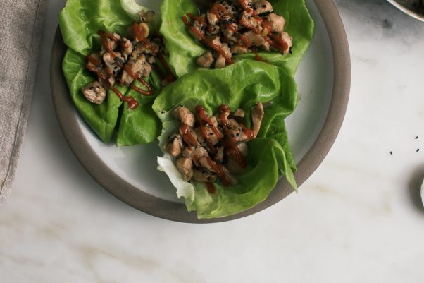 Spicy soy chicken lettuce wraps 3 602x401