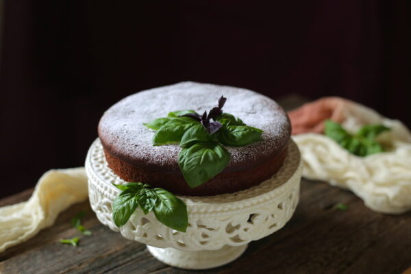 basil chocolate cake