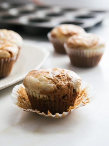 Cheesecake Pumpkin Muffins 4 602x806
