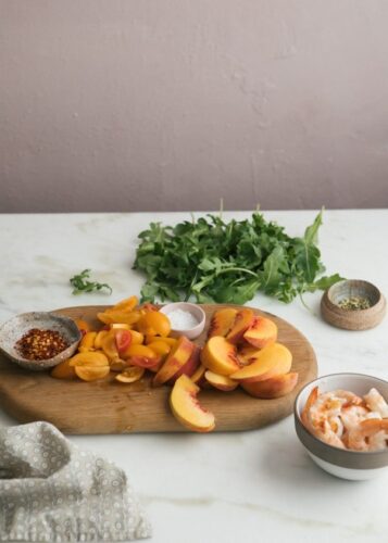 Peach Shrimp Tomato Salad 2 602x844