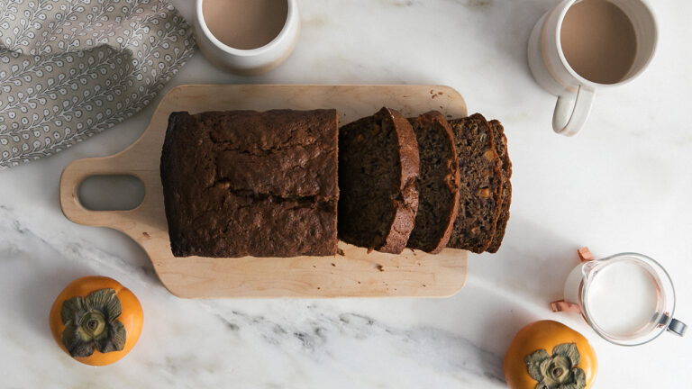 Persimmon Banana Bread | PBS Food