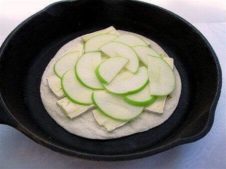 Making-Apple-Brie-Quesadillas