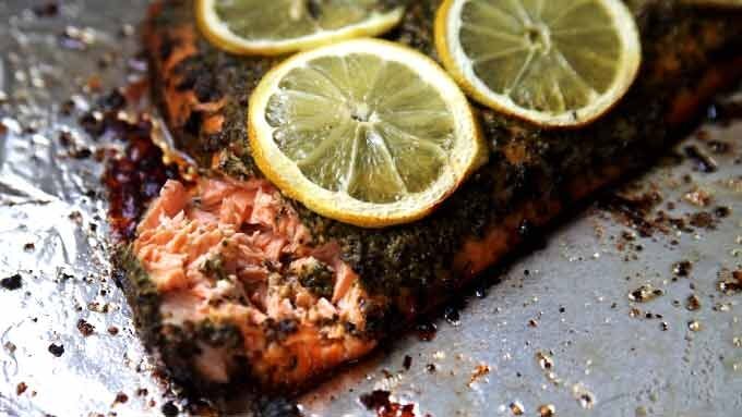 baked-pesto-salmon