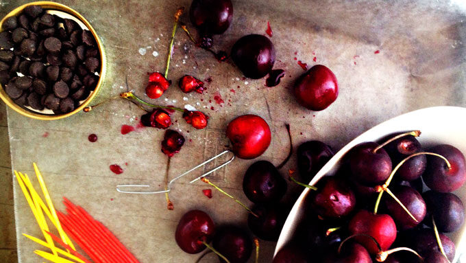 chocolate-cherries