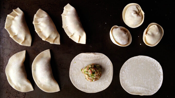 pleated-wontons