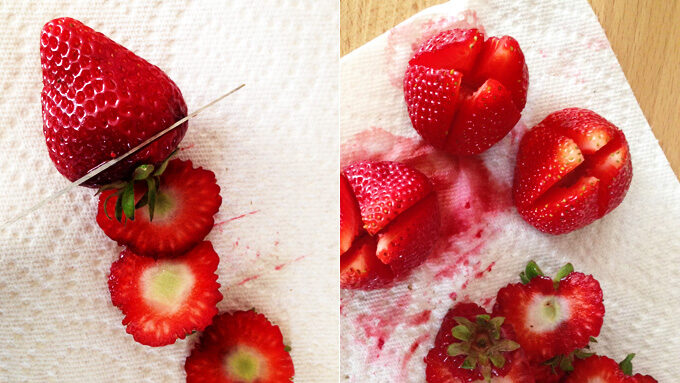 split-strawberries
