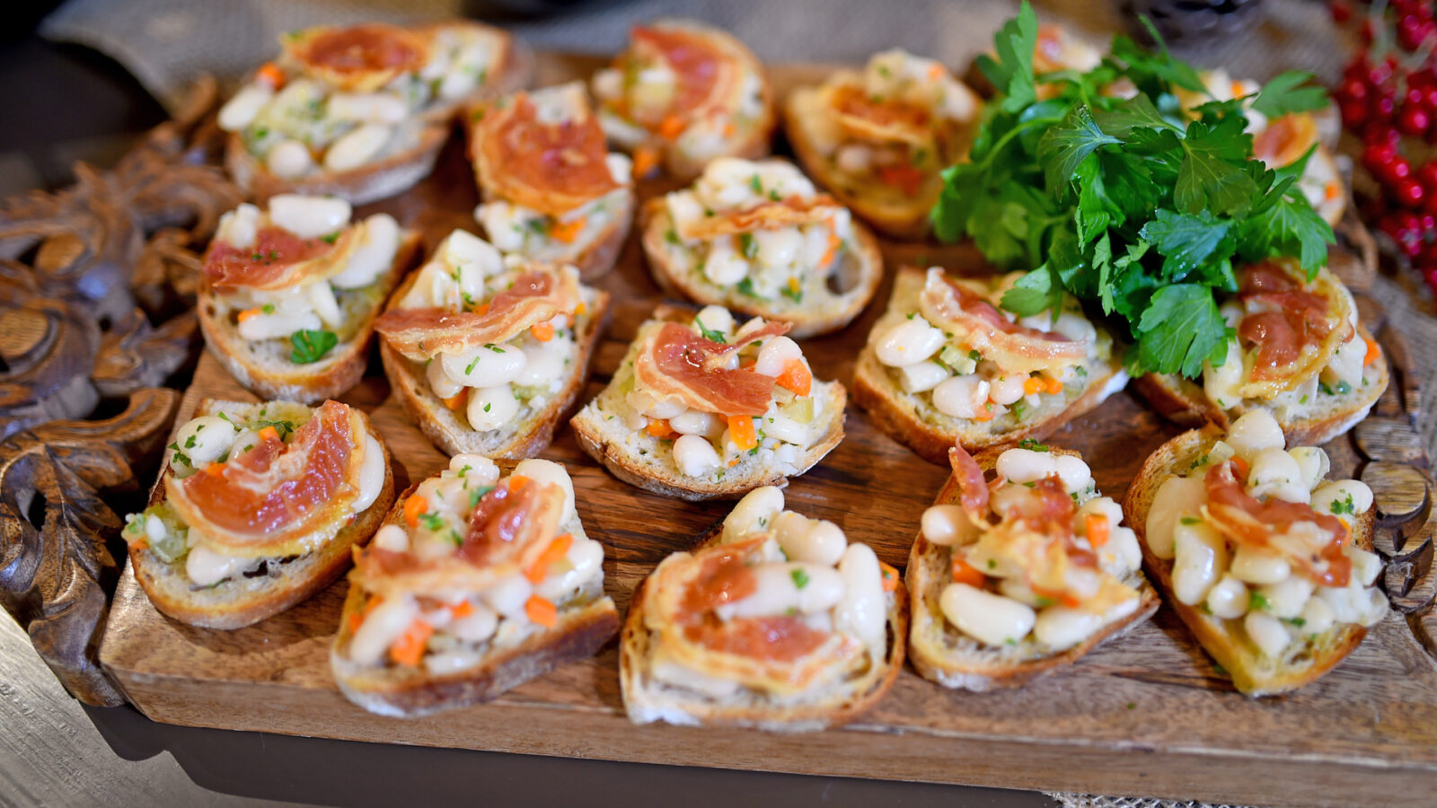 Cannellini and Pancetta Bruschetta | PBS Food Cannellini and Pancetta Bruschetta | PBS Food