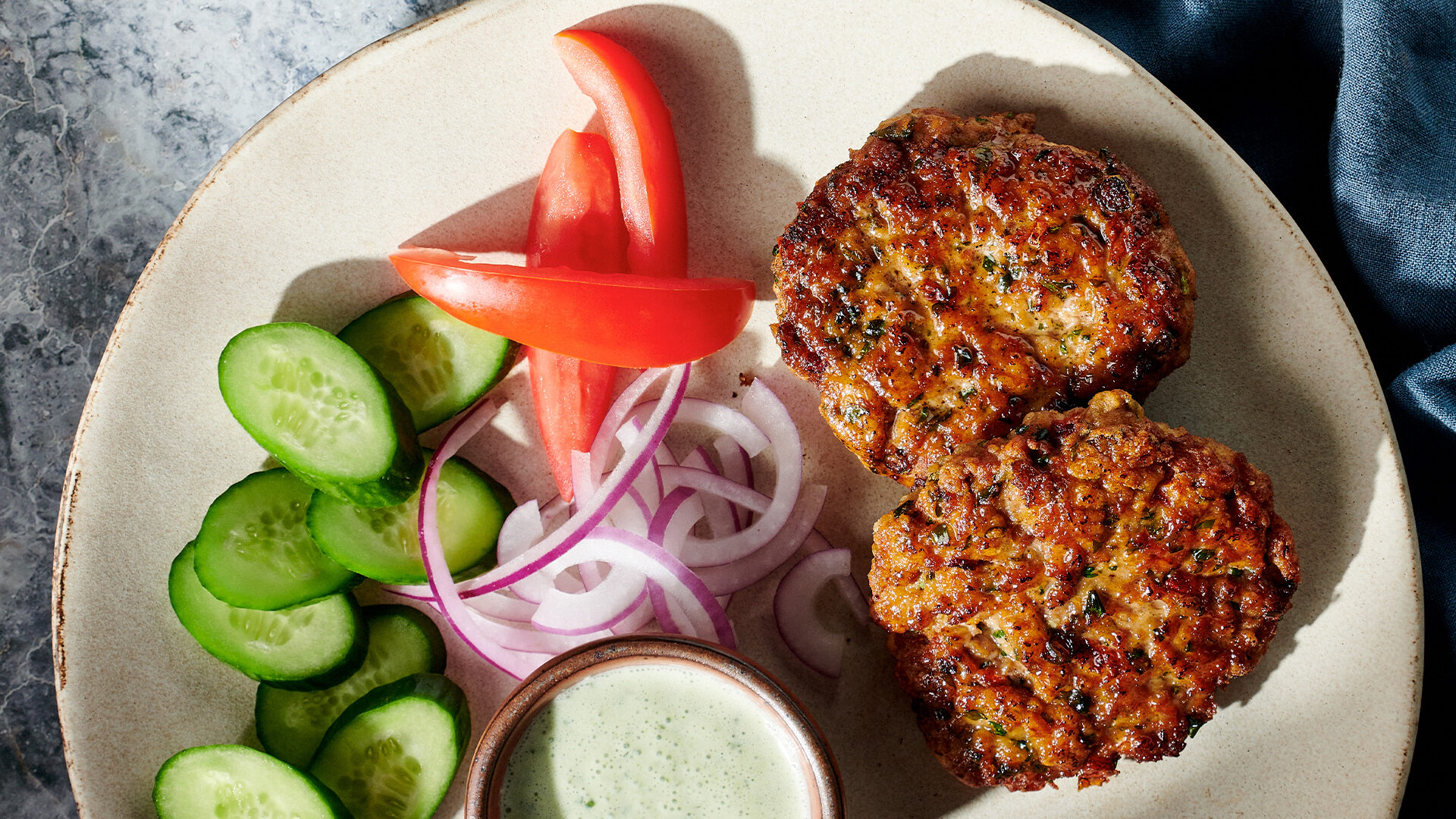 Chicken Chapli Kebabs with Yogurt Mint Sauce PBS Food